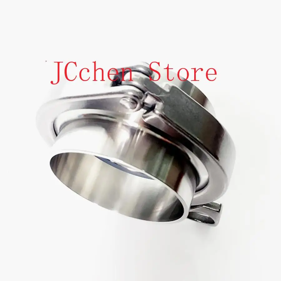 

2,5-дюймовый тройной зажим x диаметр трубы 60 мм, нержавеющая санитарная нержавеющая сталь, 2 сварных наконечника SS304 + 1 шт. зажим SS304 + 1 силиконовая прокладка для ПК