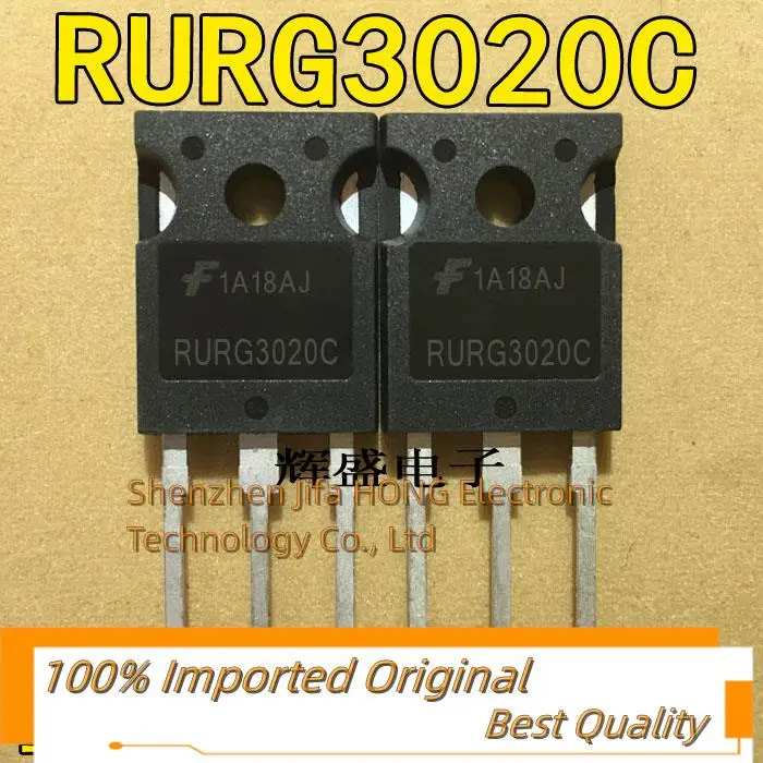 

RURG3020 RURG3020C 200V 30A TO-247 импортное Оригинальное лучшее качество, 10 шт./партия