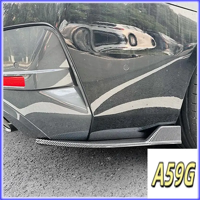 

G9-Car Rear Bumper Lip Diffuser Splitter Winglet Apron Spoiler For BMW G26 M Sport 2020+ Carbon Fiber Spoiler Wind Knife Parts
