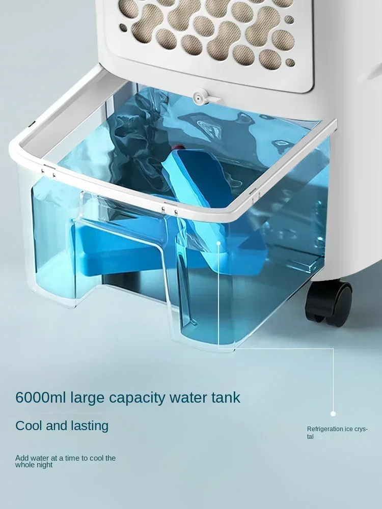 New portable electric fan. Single cooling. Water-cooled. Home & dormitory cooling artifact.