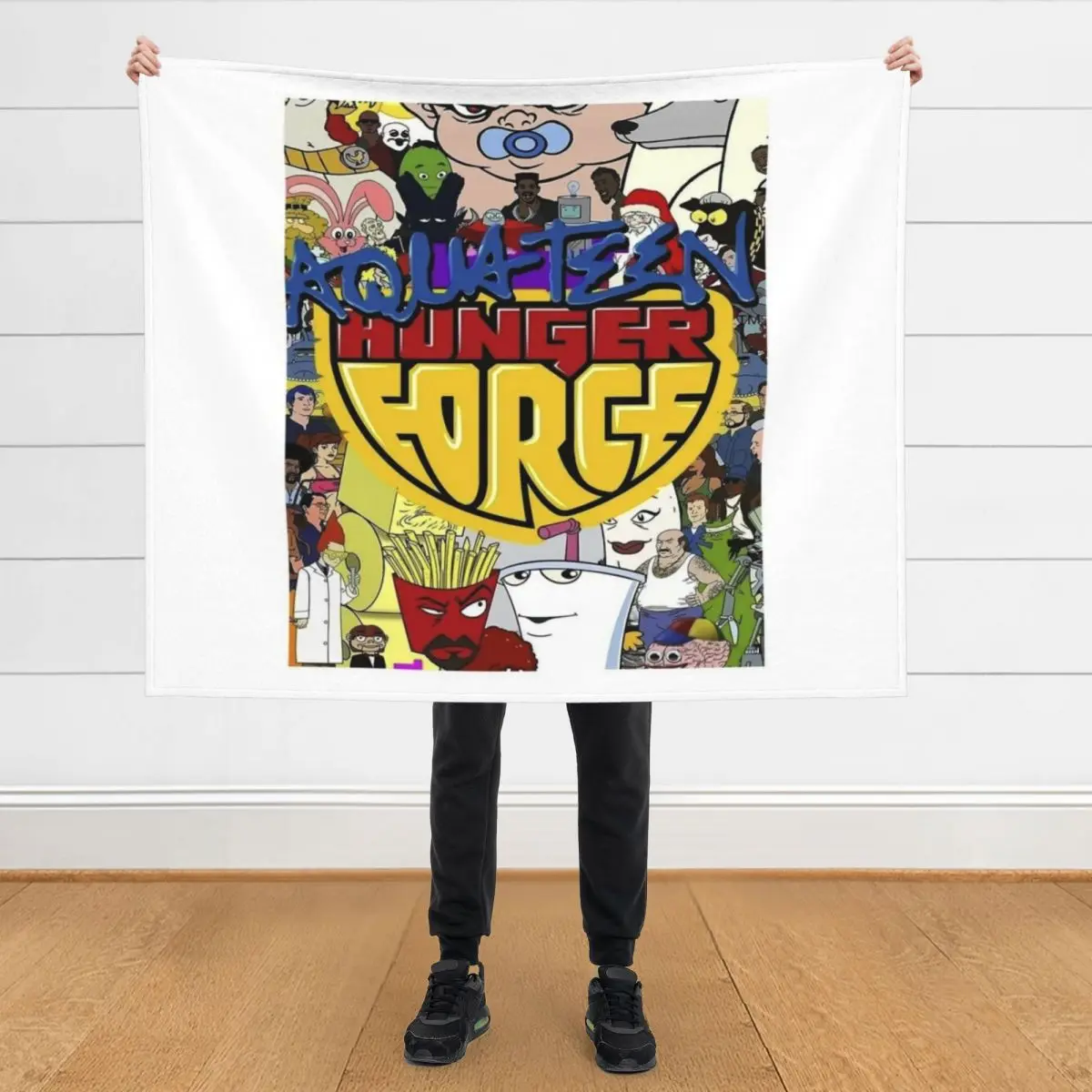 

aqua teen hunger force Throw Blanket Luxury Thicken Hairys warm for winter Flannel Blankets