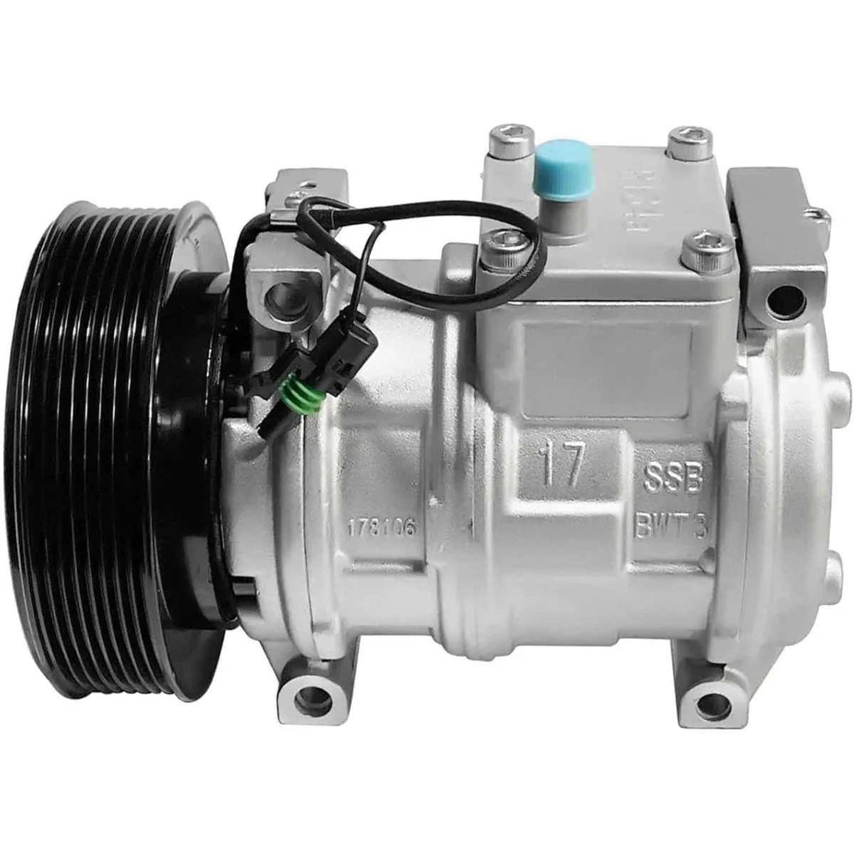 

12V 8PK 10PA17C Air Conditioning Compressor RE52507 SE503055 A/C Compressor For John Deere 4555 5082E 3029 6068 Engine