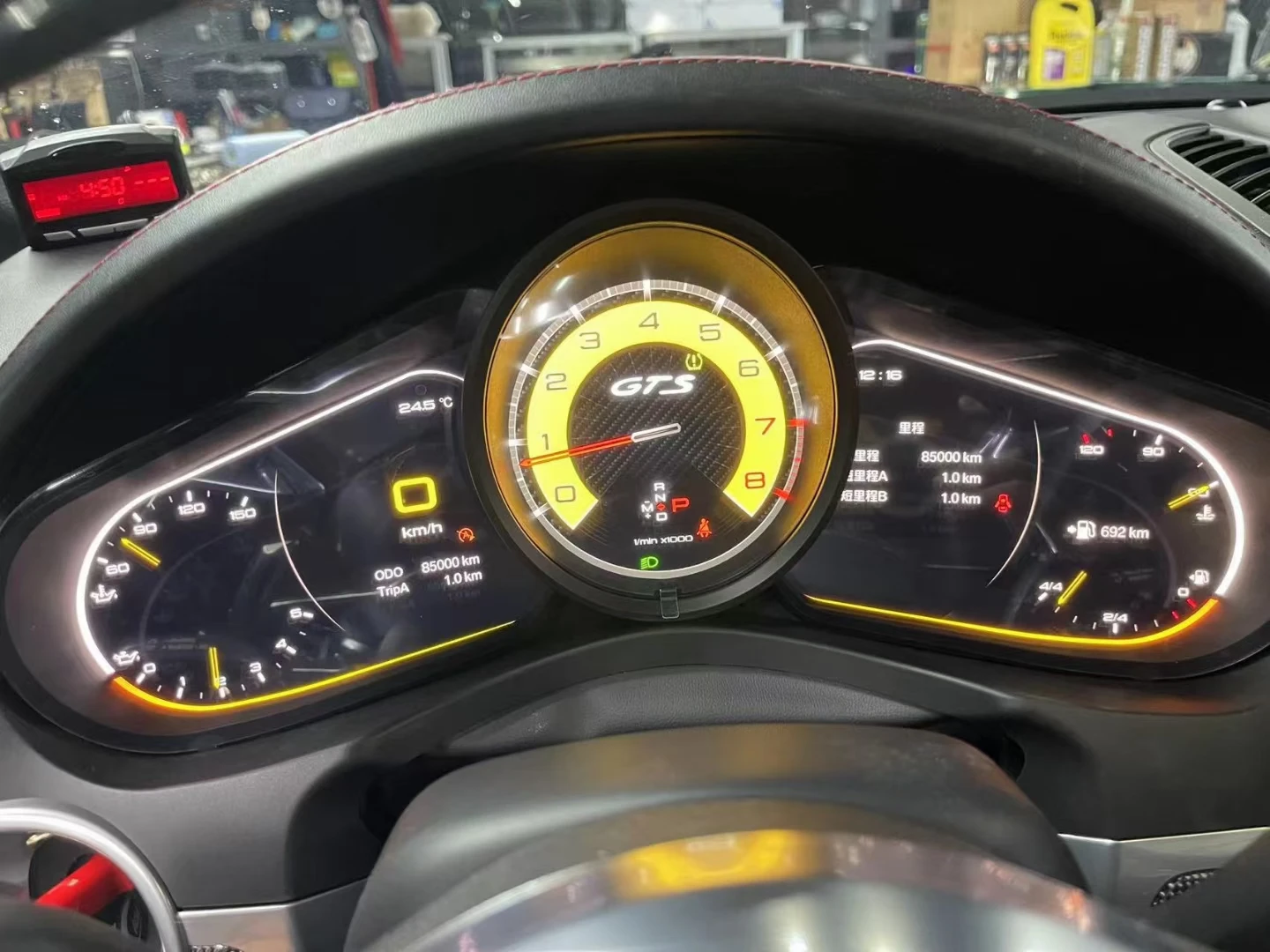 รถความเร็วเมตรหน้าจอ Virtual Cockpit สําหรับ Porsche Panamera 970 918 2010-2016 แผงควบคุมดิจิตอล Cluster Player