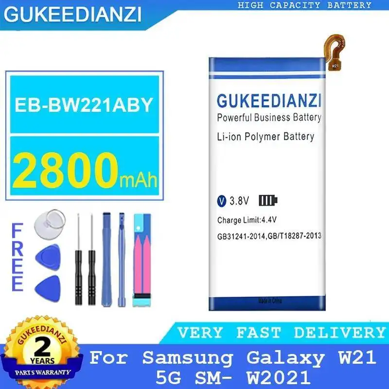 

EB-BW221ABY 2800Mah Mobile Phone Battery For Samsung Galaxy W21 5G SM- W2021 Premium Replacement