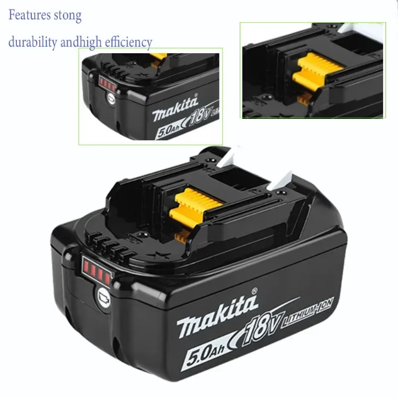 New original rechargeable 18V6.0Ah lithium battery, Makita battery, 18V BL1840, BL1830, BL1850, BL1850B Makita tool battery