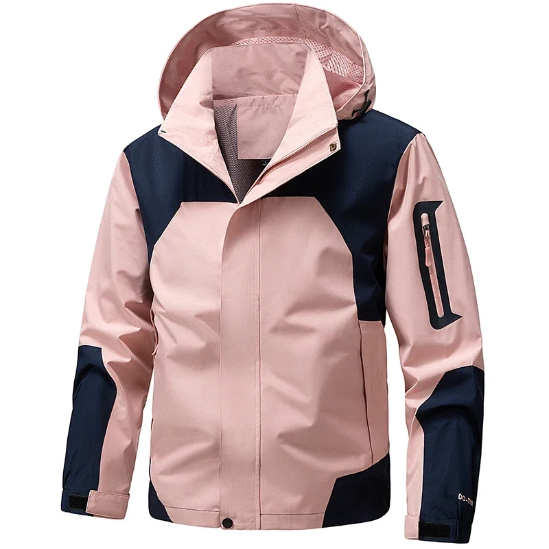 Gorasion Casual Men's Solid Down Jackets Spring Autumn Hooded Windproof Jackets High Quality Coats Work Jackets Detachable Caps
