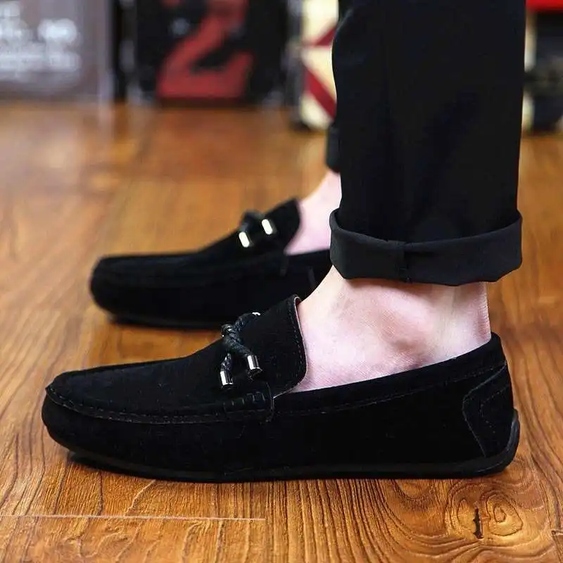 Sepatu Pria Kasual Lowtop Flat oes Faionable Flats Doug Nyaman Spor Slip-On Loers ujung bulat Sol Karet EVA