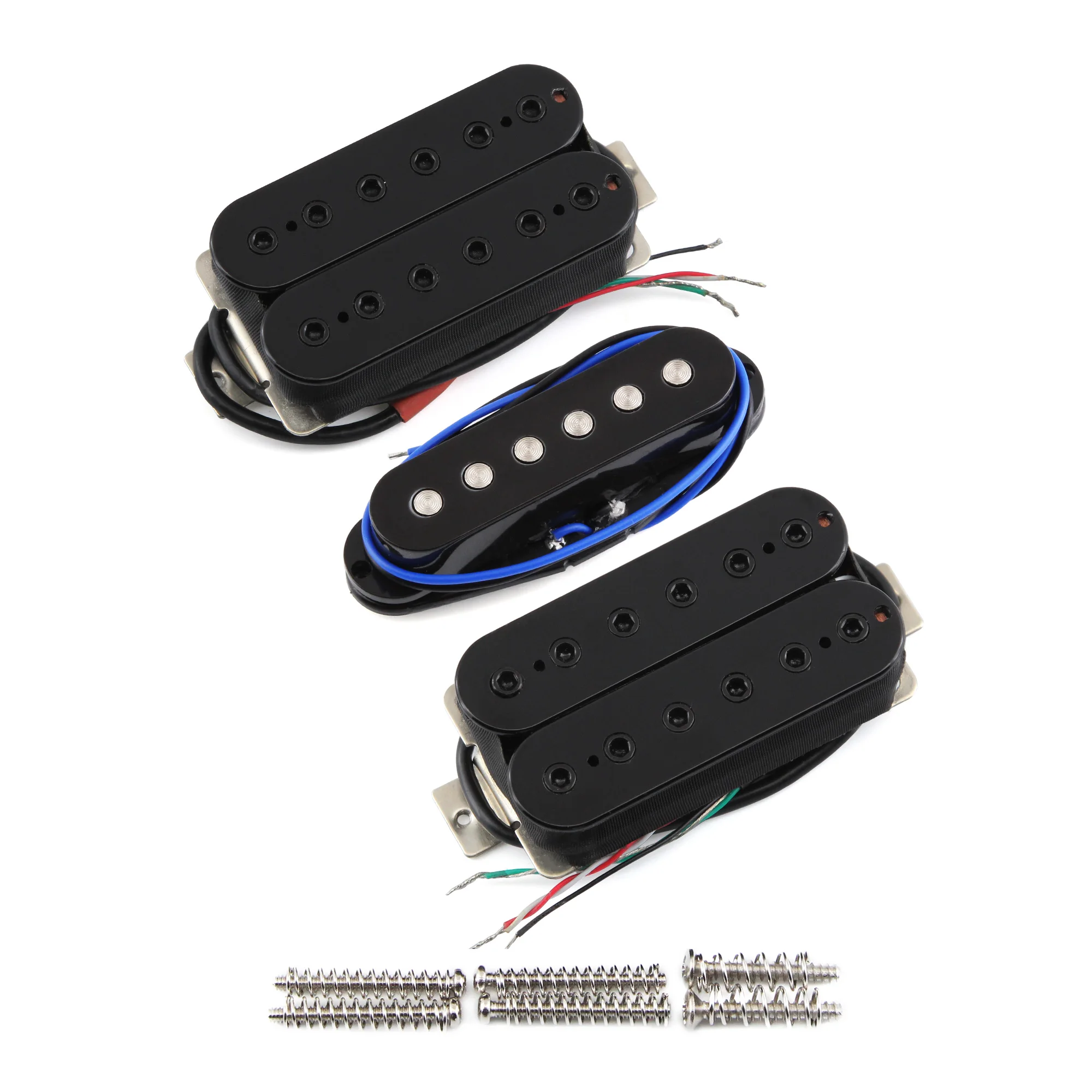 

Набор пикапов FLEOR 3 шт. HSH, звукосниматели для гитары, с керамическим магнитом для электрогитары