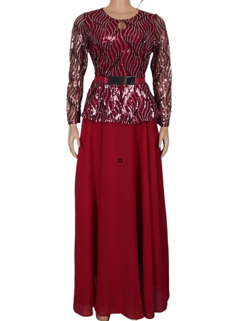 

Elegant African Dresses For Women 2026 New Africa Clothing Plus Size Turkey Wedding Party Long Dress Dashiki Ankara