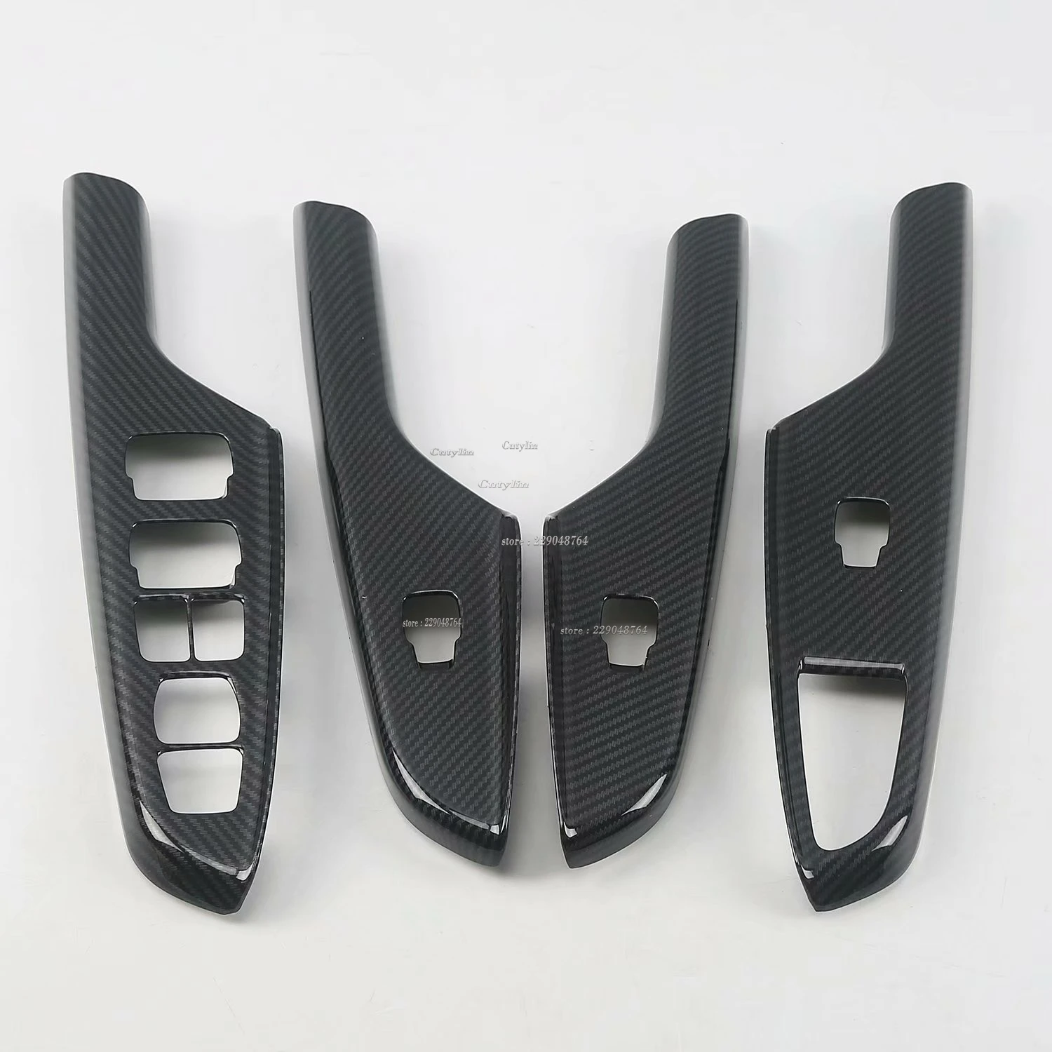 For Hyundai Kona Encino Kauai 2020 2019 2018 Interior Accessories Window Lift Switch Button Cover Trims Door Armrest Panel Frame