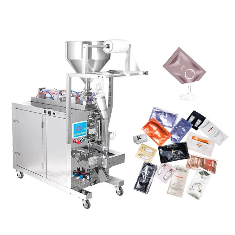 Small Automatic Pneumatic Shampoo Cooking Oil Sachet Packing Packaging Machine