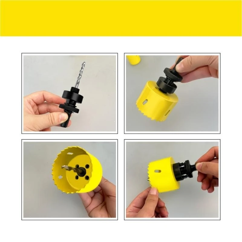 Woodworking Hole Cutter Precise Design Suitable for Accurate Drilling in Various Materials for DIY Home Repair
