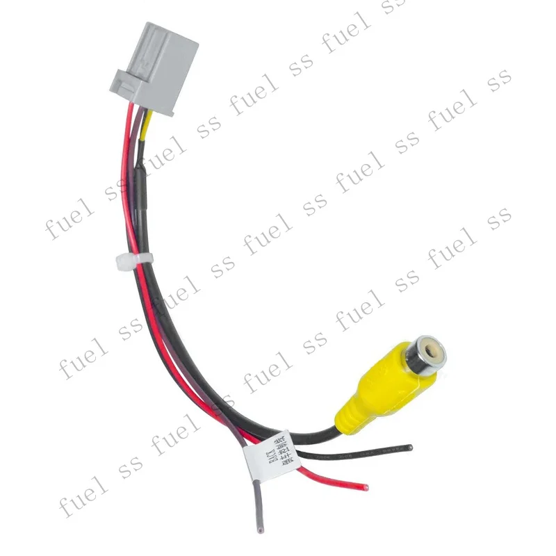 S+ 8Pin Rear Camera Video Plug Adapter RCA Cable For 14-20 Mitsubishi Factory Radio