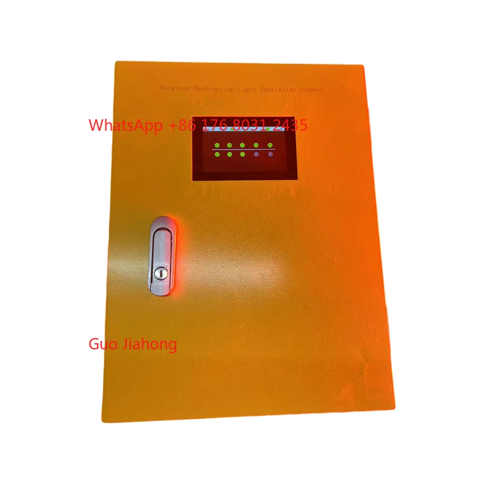 

Aviation Obstruction Light Controller with Touch Screen Display 120-240V AC Dry Contacts Obstruction Light ing & Control