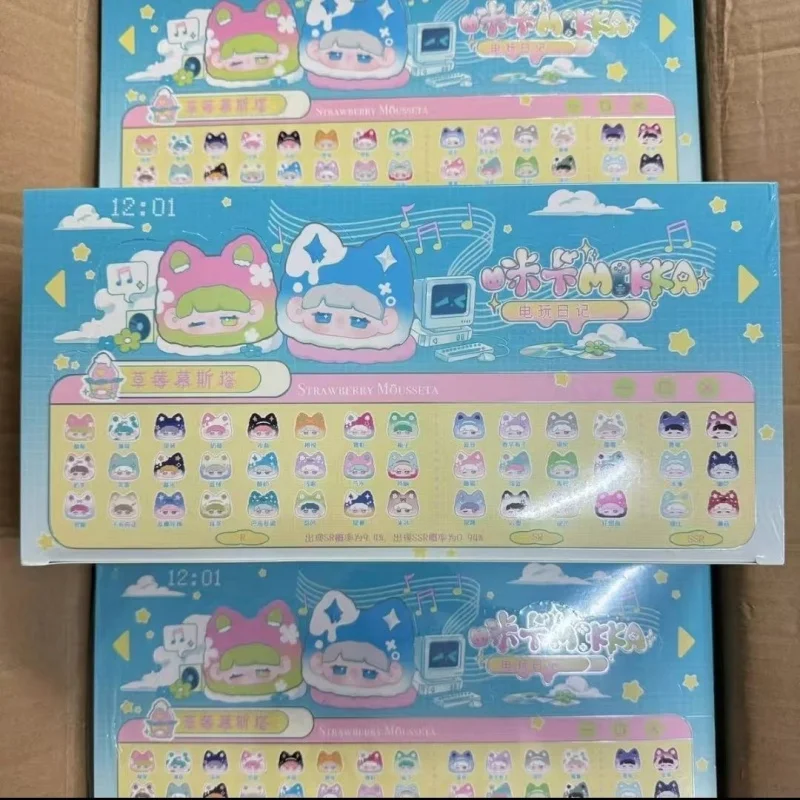 

Подлинная клубника Уса Mikka, серия дневника для видеоигр, слепая сумка, коробка, милый гаражный комплект с фасолью, мини-орнамент, модный подарок для игр для детей