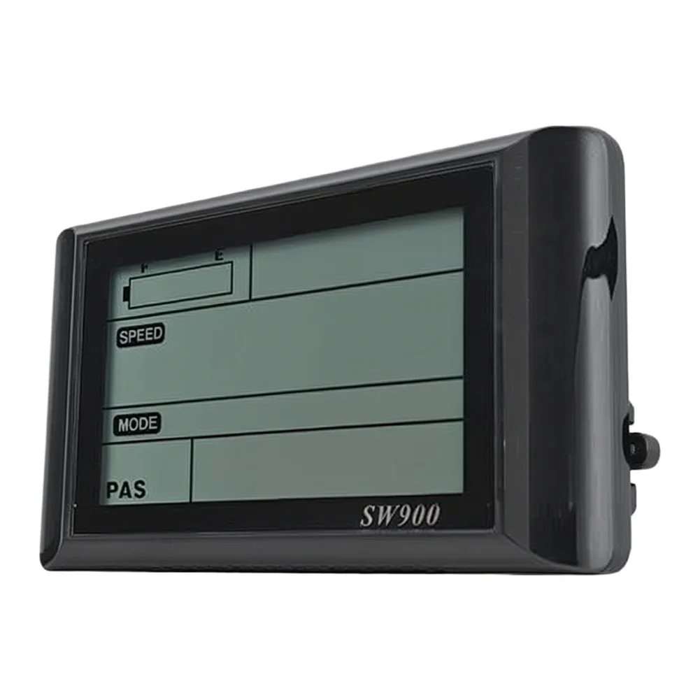 SM Connector Screen LCD-SW900 Display For Road Cycling Clear Readout Compact Design Plastic Material Easy Installation