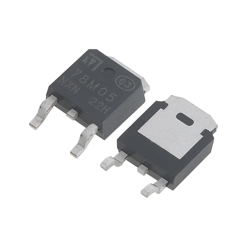 (10Pcs) L78M05CDT Large Chip 78M05 5V TO-252 SMD Three-Terminal Linear Regulator IC
