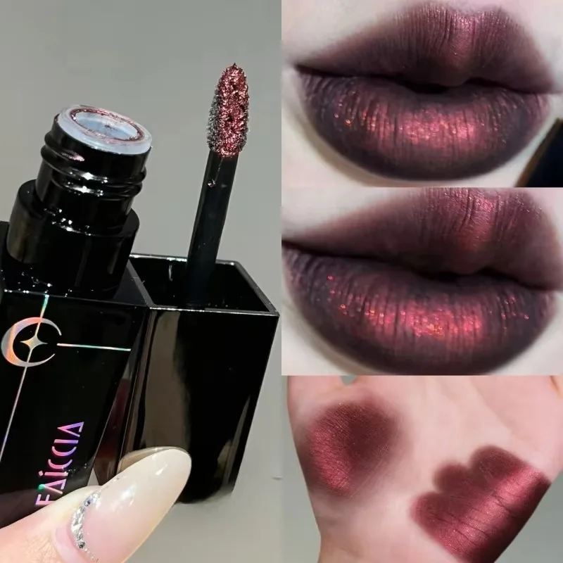 Dark Dark Gothic Punk Lip Mousse Lip Gloss, Blood Red & Red Brown Matte Lipstick, Waterproof Non-Transfer Lip Tint, Ideal Lip Cosmeti - Aliexpress Deal