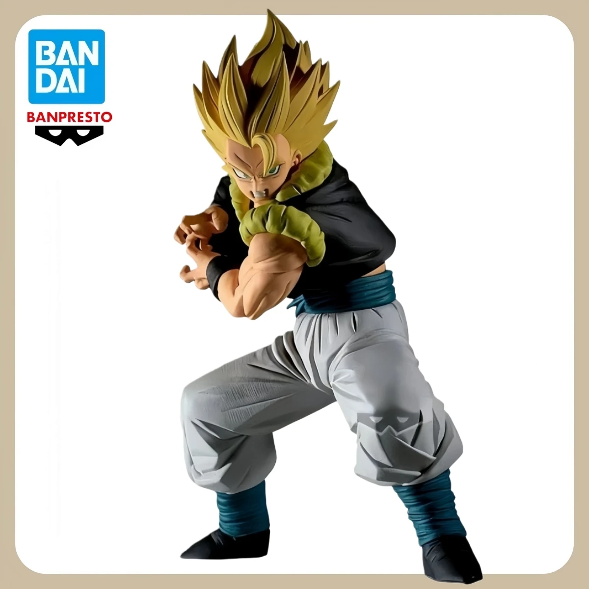 

В наличии фигурку Bandai, 100% оригинал, Dragon Ball Z, Grandista Super Gogeta, аниме-модель, статуя, коллекция игрушек, 200 мм