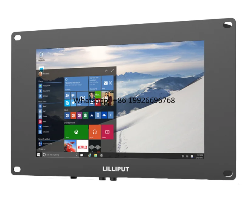 

TK1010-NP/C/T 10 inch open frame industrial touch screen surveillance for advertising, medical equipment factory