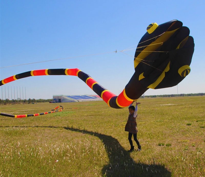 Free shipping snake soft kites professional kites for adults kite flying steering kites inflatable kite flying snake windsurf