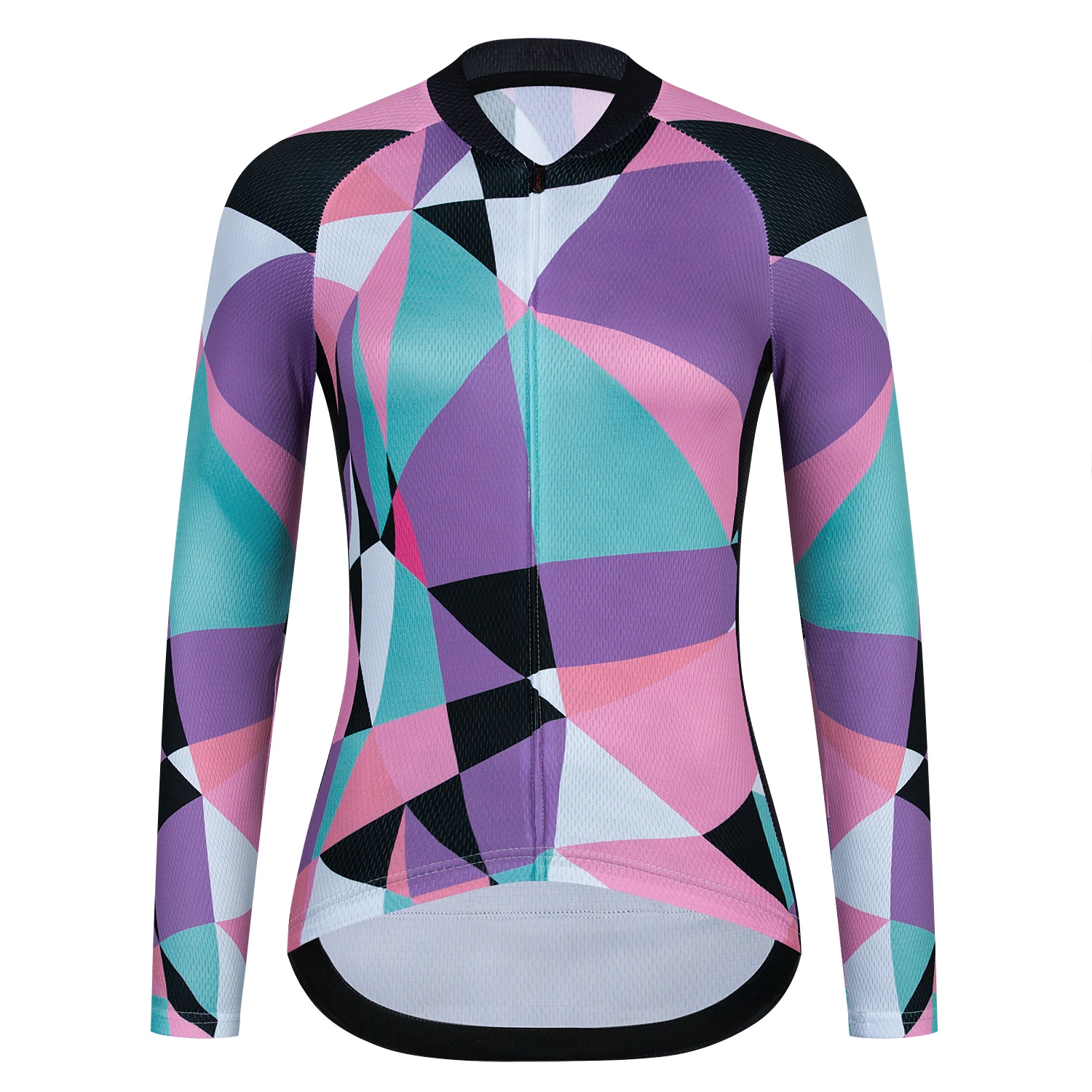 Maglia da ciclismo camicie da bici da donna Top traspirante Quick Dry Pink Summer manica lunga Sport Cycle abbigliamento da bicicletta