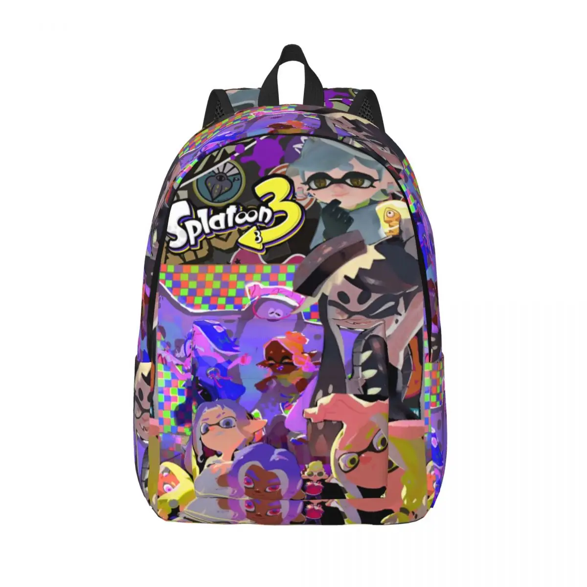 

Game Splatoon 3 Backpack for Preschool Kindergarten School Student Cartoon Video Bookbag Boy Girl Kids Daypack Hiking