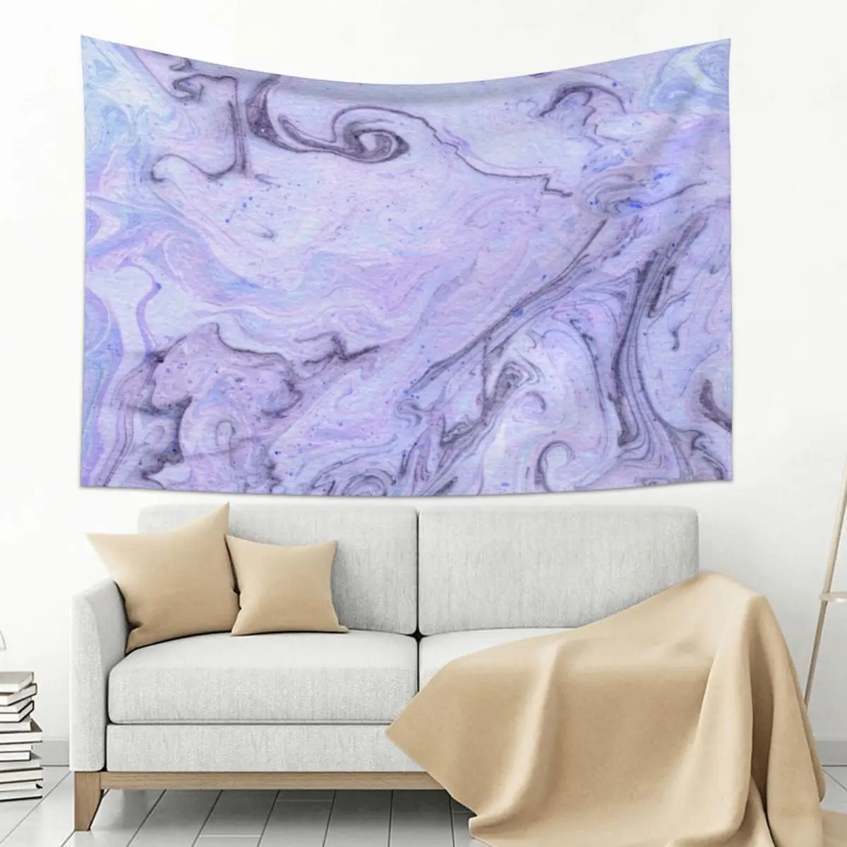 

Marbly Lavender Tapestry Home Decoration