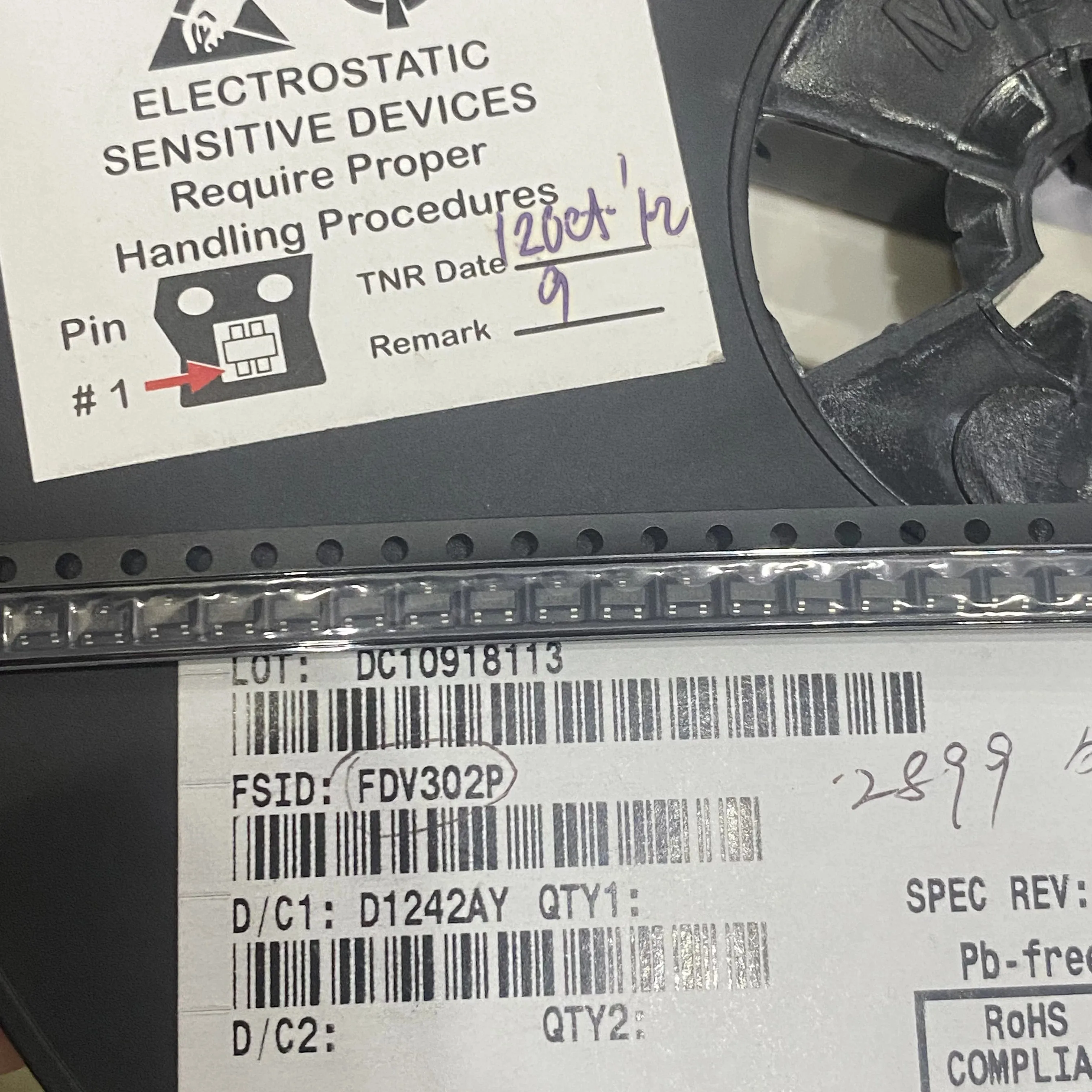 100pcs-brand-new-original-fdv302p-12-sot23