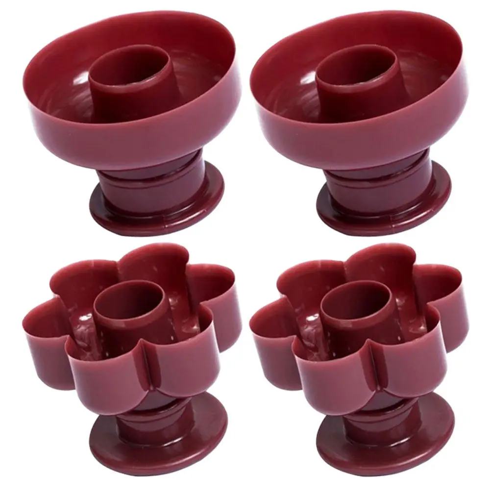 4Pcs Donut Mold Kitchen Baking Tool Multi-Function Round Cake Mold DIY Thick Nonstick Doughnut Mould Cake Baking Supply