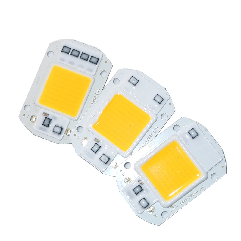 Inteligentna dioda LED o dużej mocy AC110V/220V, bez napędu, układ scalony, 20W, 30W, 50W, DIY, omni, COB, reflektor LED, zewnętrzna lampa układowa