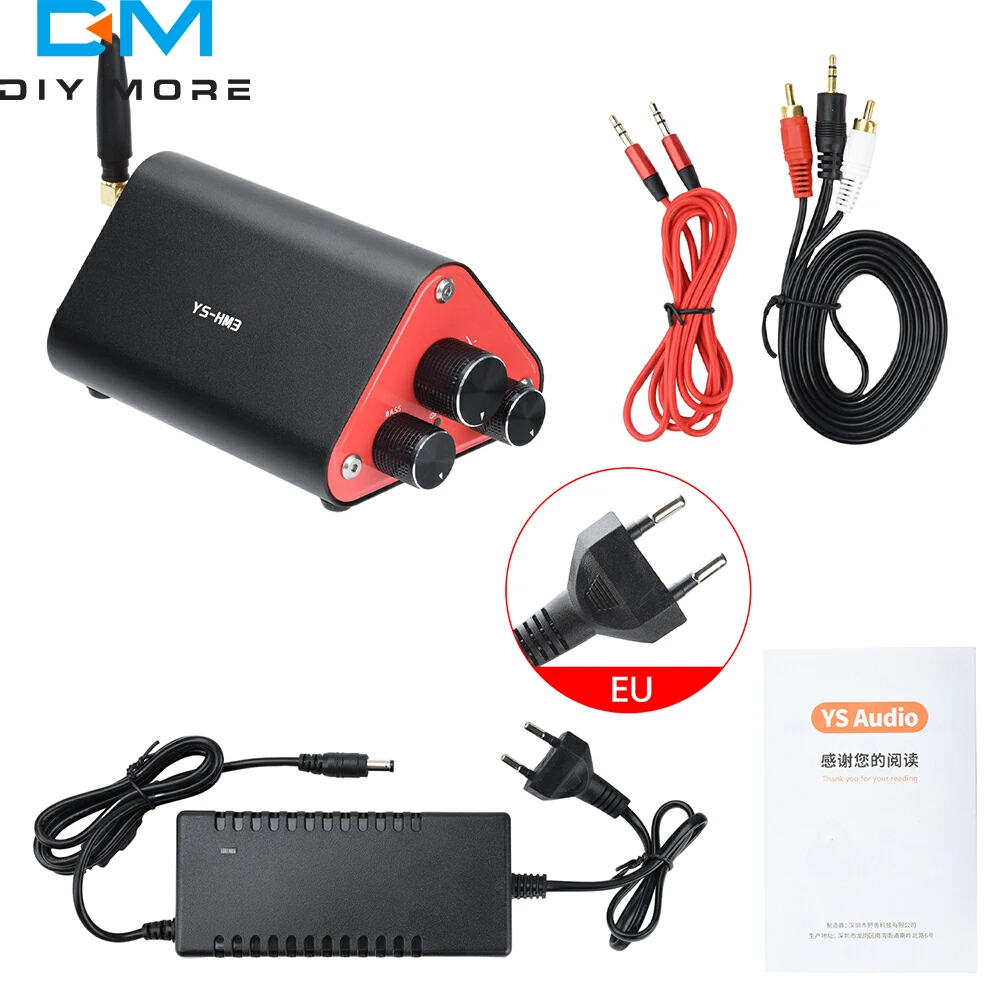 

YS-HM3 Bluetooth 5.4 DC 12-24 В двухканальный NE5532 аудиоусилитель 50 Вт + 50 Вт Hi-Fi стерео цифровой усилитель TPA3116