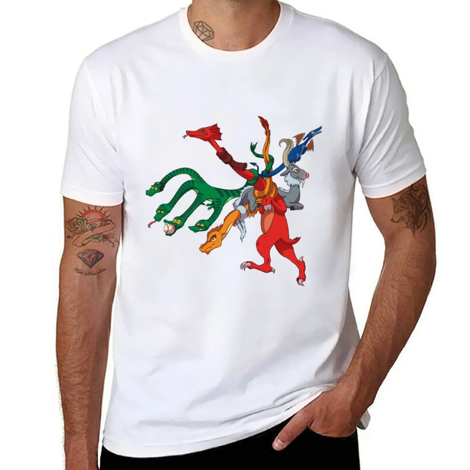 

Carte Dragon MBTA . classique T-Shirt t shirts for man pack cotton man t shirts graphic T-Shirt