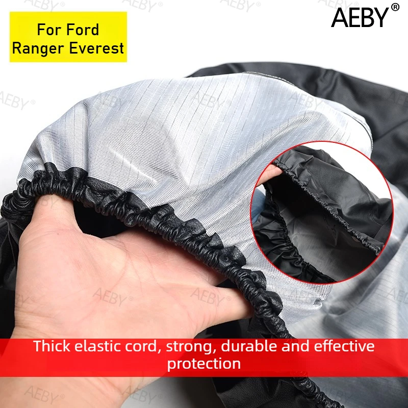 AEBY For Ford Ranger Everest 2015-2021 Spare tire cover reflective strips waterproof, dustproof and sunproof,Car accessories