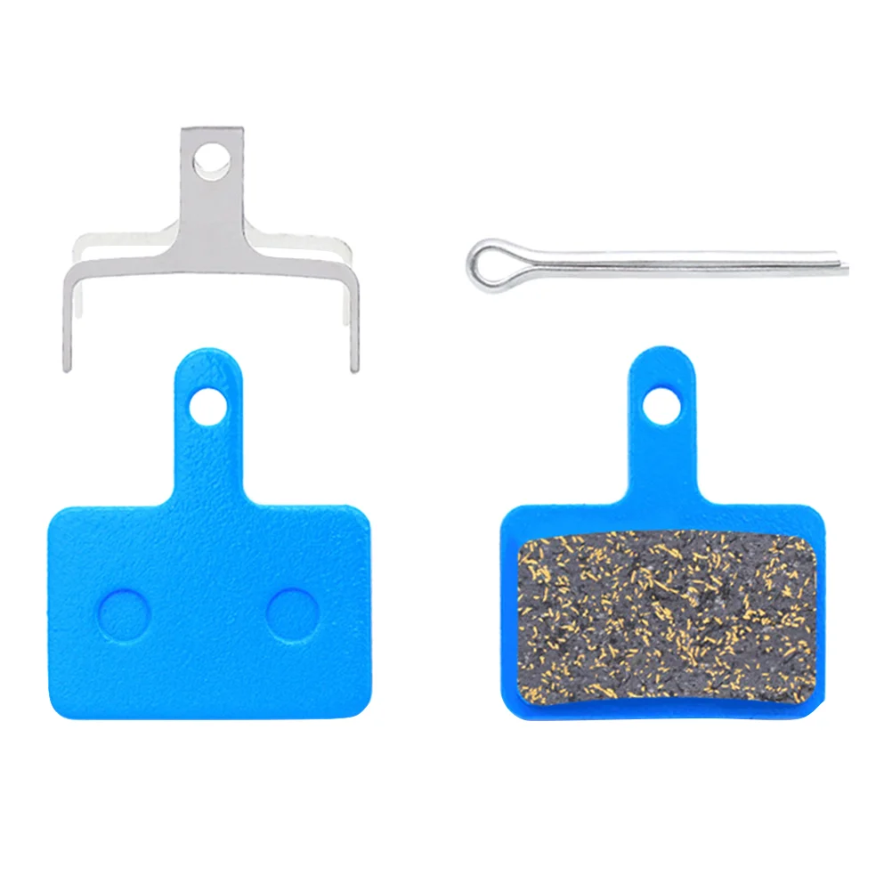 

2pcs Disc Brake Pad Mountain Bike Hydraulic Disc Brake Pads Metal Cycling Brake Pads (Blue) Bike Disc Brake Pad