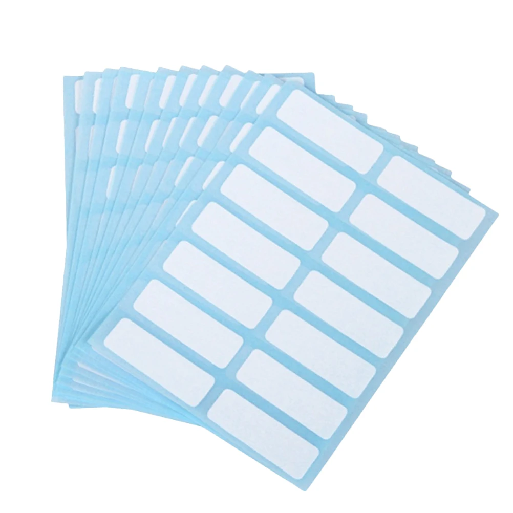 

12 Pcs Self-adhesive Stickers Note Paper Name Blank Price Tag Paste Lable Classification Label