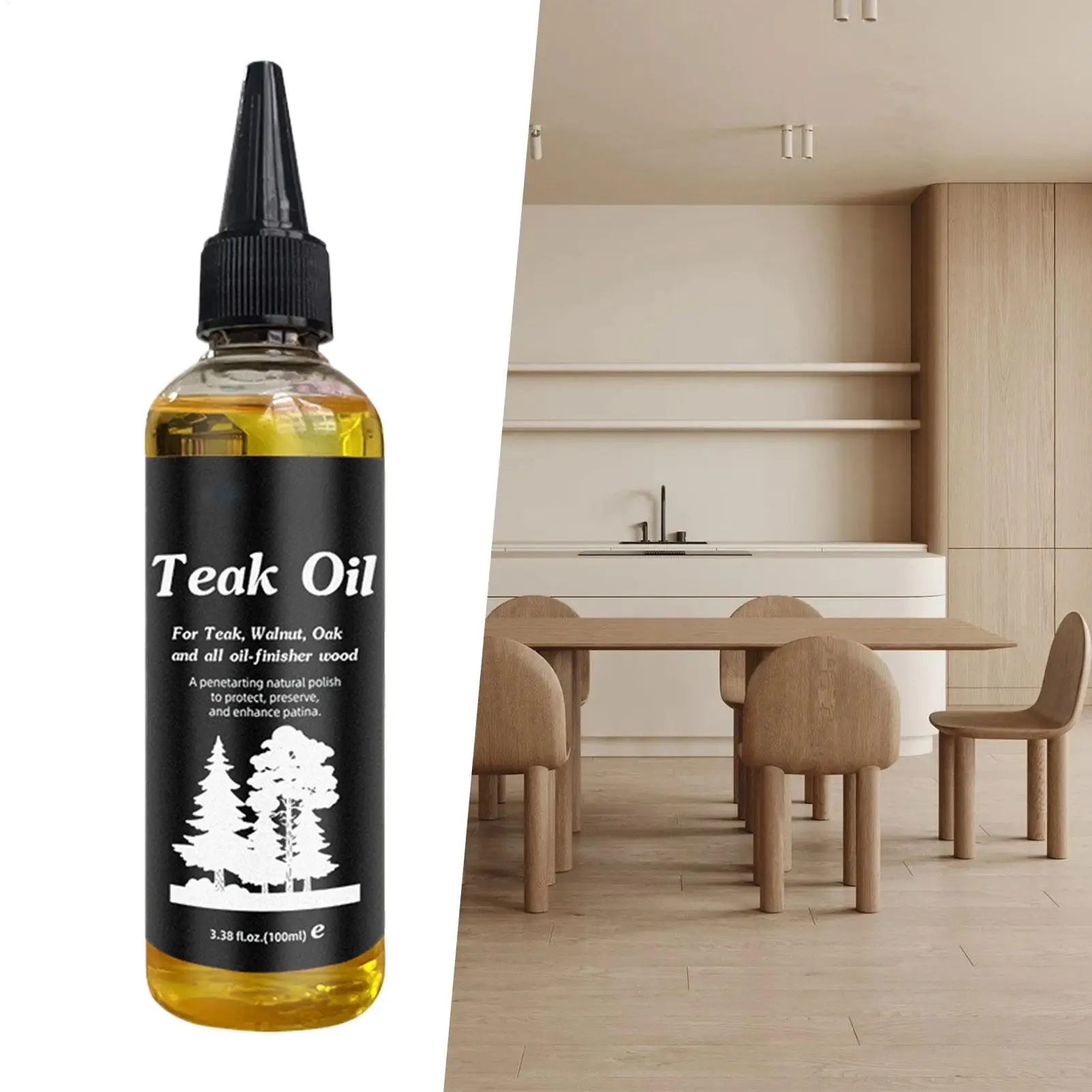 100ml Furniture Conditioner Poli Sher Wood Polis Her Oil Wood Conditioner Oil For Outdoor Indoor Boats Shower Benches Patio Deck