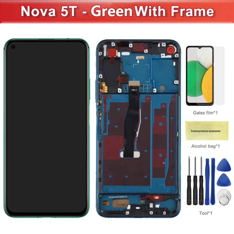 For HUAWEI Nova 5T AMOLED For Honor 20 YAL-L21 L61 L71 L61D LCD