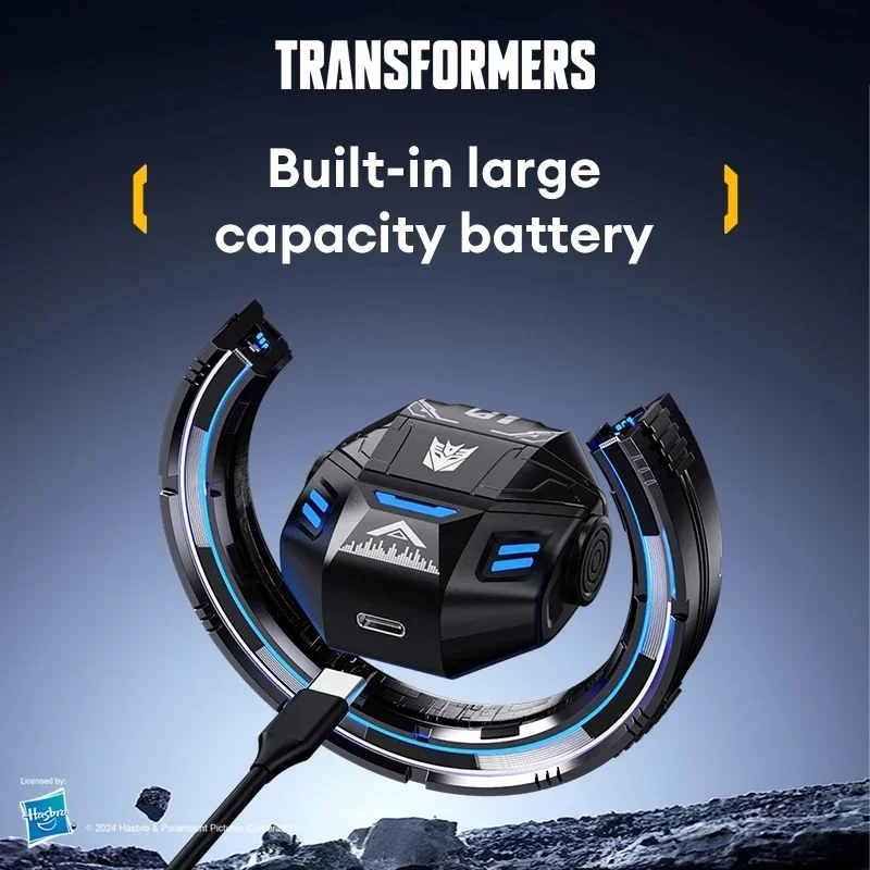 

TRANSFORMERS LED Game Earphone Bluetooth 5.4 Surround Sound HD Call Earbud TF-T36 Low Latency Noise Reduction Waterproof Headset