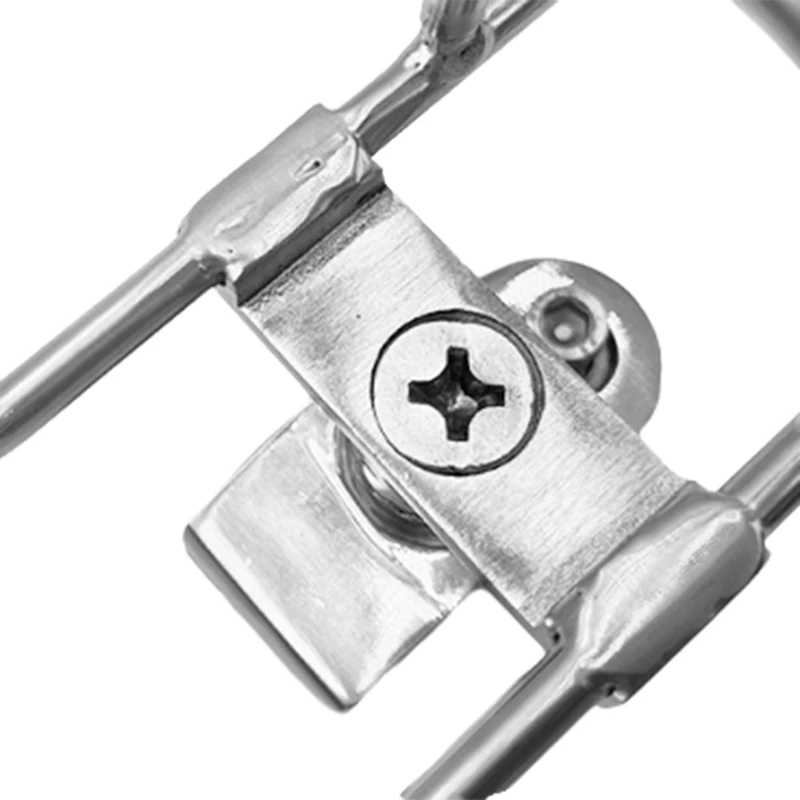 NEW_316 Staffa per asta portacanna da pesca con foro da 32 mm in acciaio inossidabile