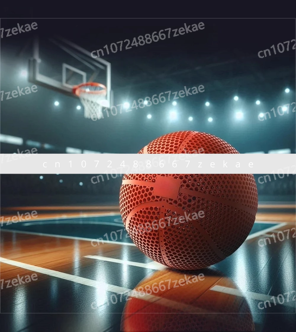 كرة سلة مطبوعة ثلاثية الأبعاد متعددة الحجم PLA-HR بدون هواء 1.75 ملم صديقة للبيئة للحد من الضوضاء هدية عيد ميلاد #2