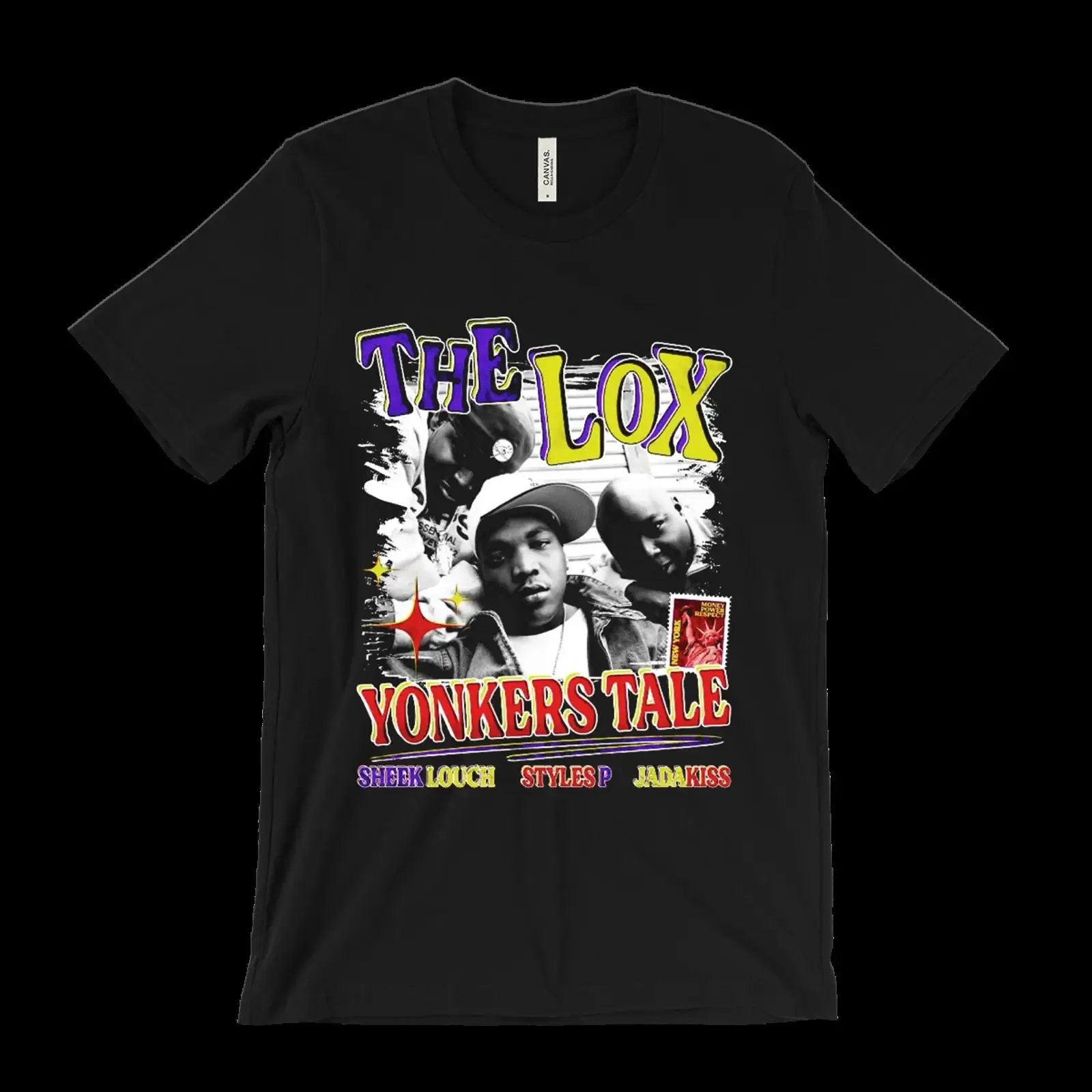 The Lox T Shirt Yonkers Tale Sheek Louch Styles P Jadakiss 90s vntg raptee vintage Washed Unisex designer clothes Versatile