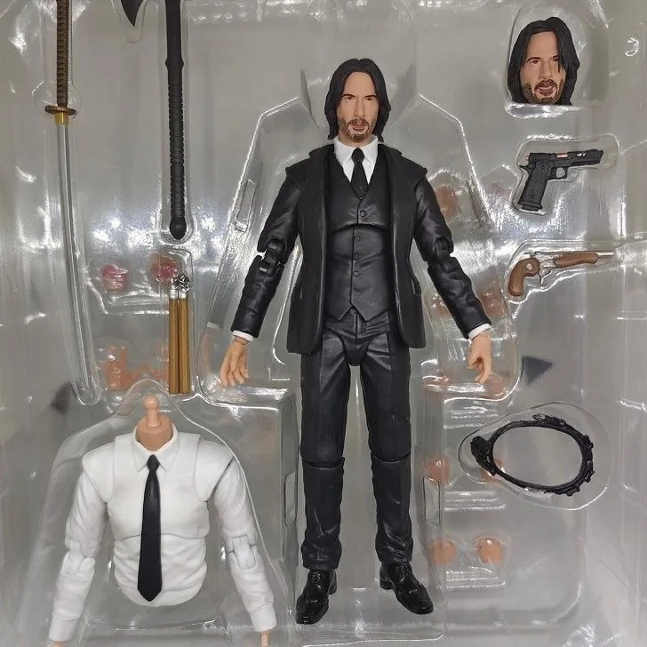 John Wick: Chapter 4‌ Anime FiguresJohn Wick Action Figures  MAFEX 212 6inch Room Decoration Gift For Kids Toys - view 2