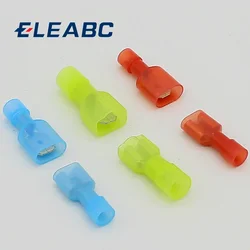 20pcs 6.3MM Male&Female Car Fully Insulated Spade Crimp connector Terminals Auto Wire Terminal