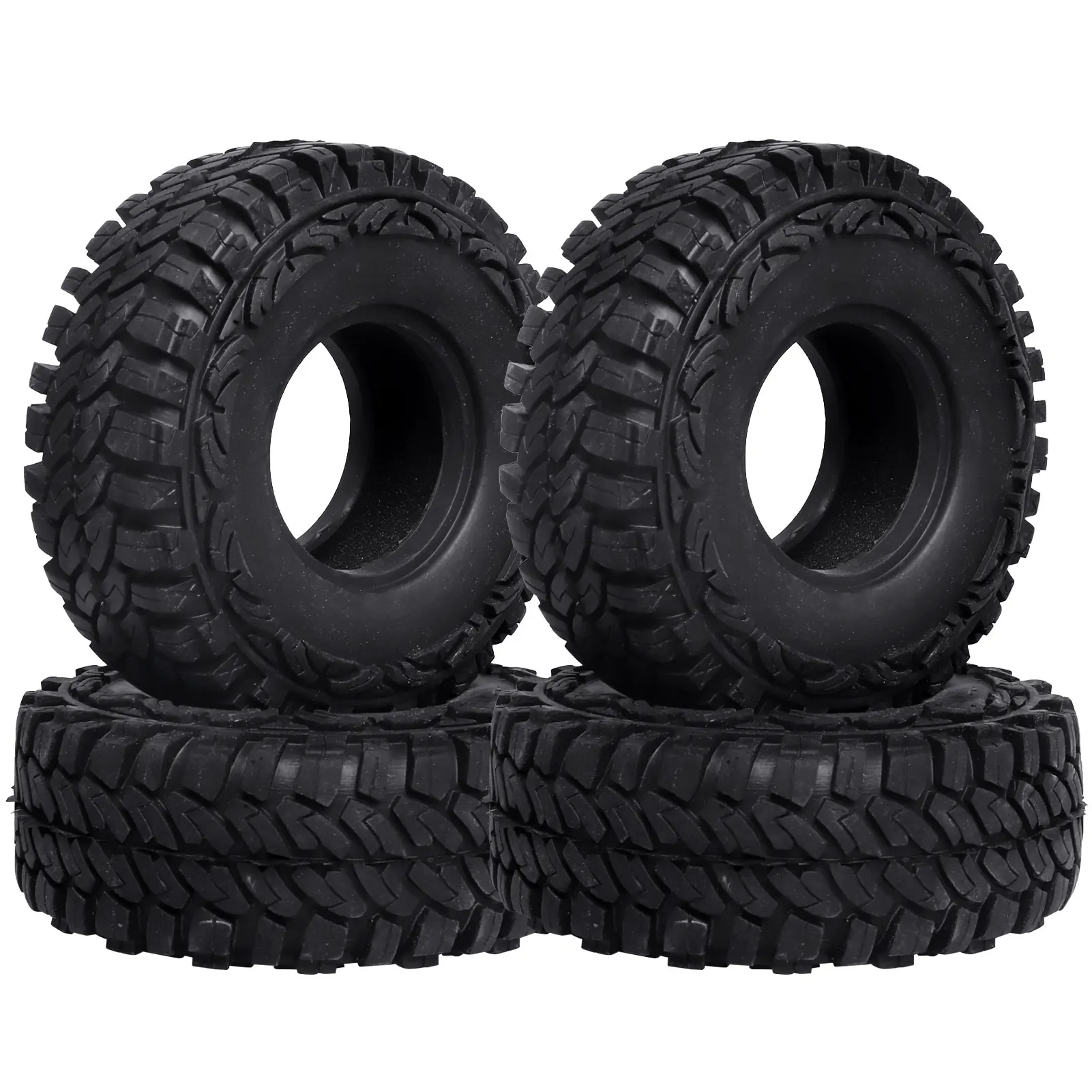 

HobbyPark 4.4 Inches Tall RC 1.9 Crawler Tires Soft Rubber Good Grip for 1/10 TRX4 Axial SCX10 Redcat Gen 8 RC4WD Rocks Mud Dirt