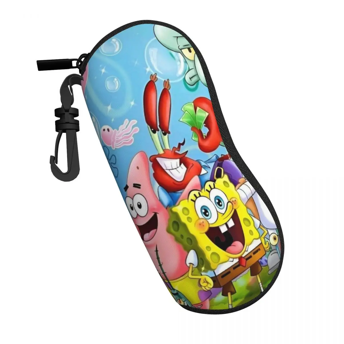 Spongebob Soft Shell Ultra-Light Eyewear Case - Scratch-Resistant and Space-Saving Glasses Bag for Outdoor Adventures