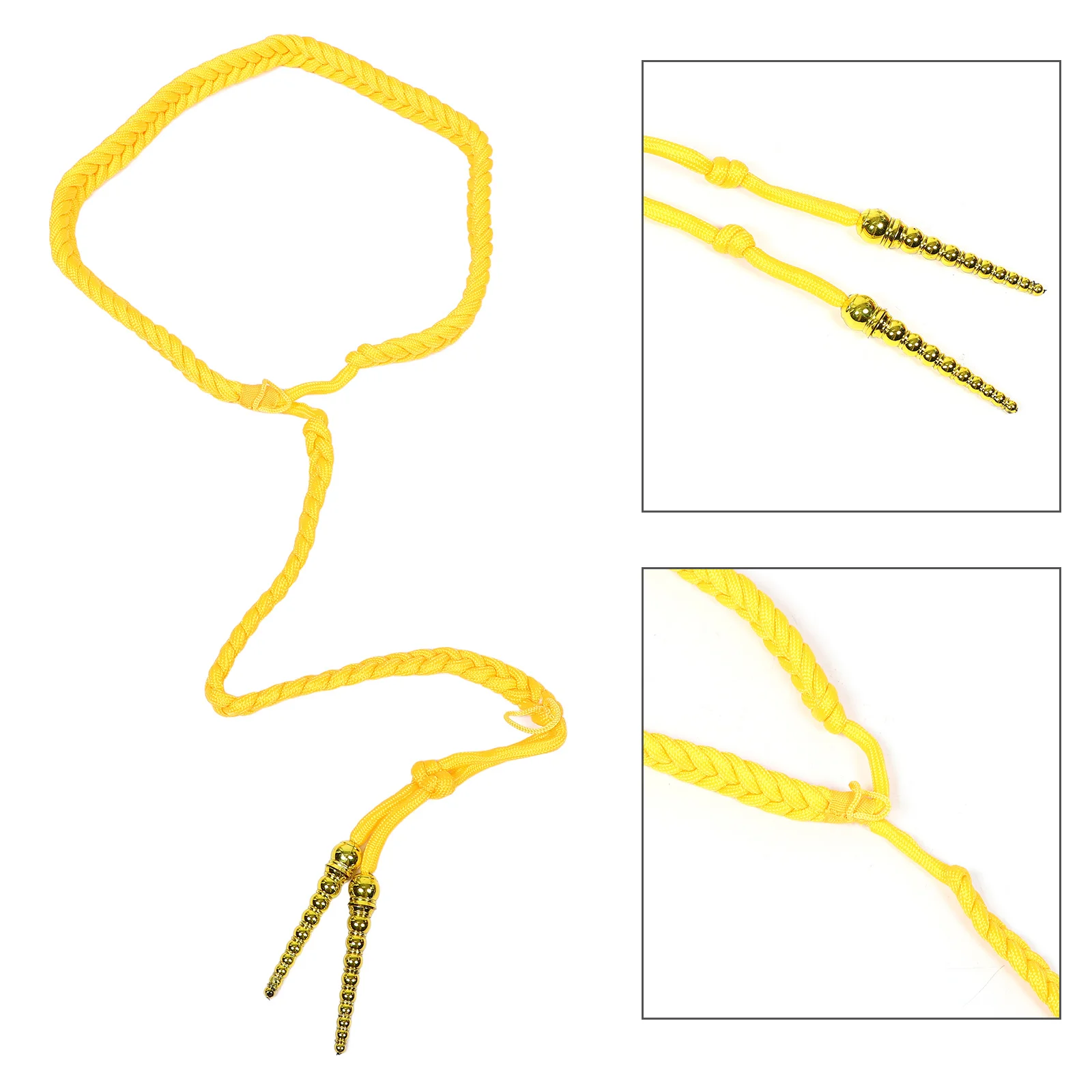 

Braided Honor Shoulder Cord Decorative Shoulder Strap Stage Performance Ceremony Uniform Badge DIY Costume Security Accessories