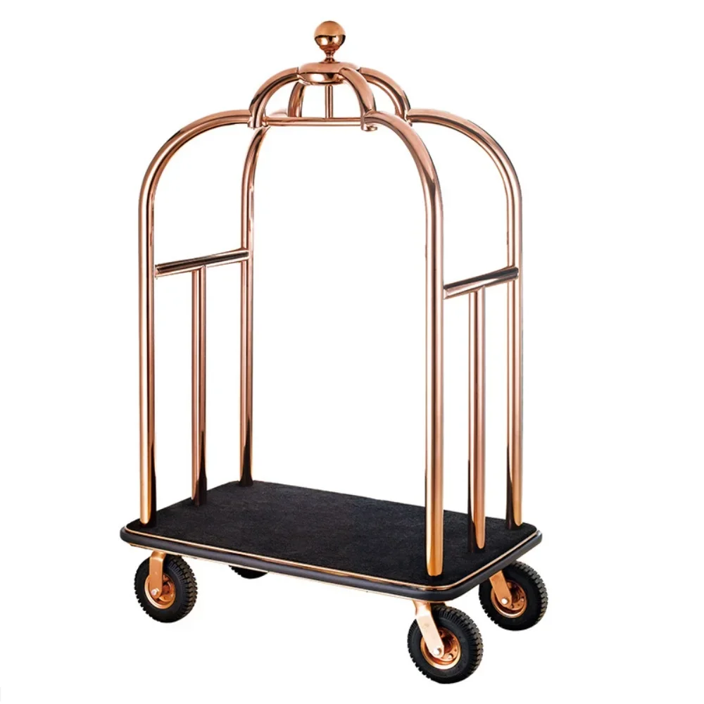 Hot Sales Vintage Gold Hotel Trolley Luggage