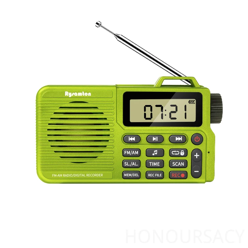 

Мини-радио FM/AM, портативное радио с DSP, перезаряжаемый Bluetooth-динамик, поддержка внутренней и внешней записи, таймер сна