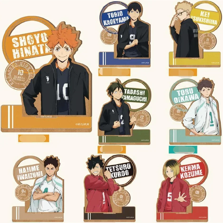 Haikyuu!! Anime Kenma Kozume Yamaguchi Tadashi Kageyama Tobio Figure Doll Acrylic Stand Model Plate Cosplay Toy